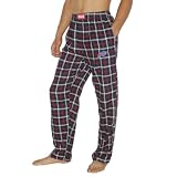 Mens NFL Buffalo Bills Plaid Cotton Thermal Sleepwear / Pajama Pants - Blue & Red (Size: M)
