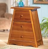 Country Storage And End Table Accent Furniture Piece by Collections Etc