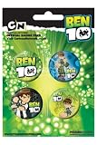 Ben 10 Badge pack (Contains 4 collectable badges)