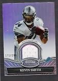 KEVIN SMITH 2010 Bowman Sterling Refractor PARALLEL JERSEY CARD #171 of 299 Made! Detroit Lions Football