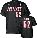 Greg Oden Portland Trail Blazers Adidas Name and Number T-Shirt