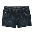 Girls' Mossimo Supply Co. Denim Braided Shorts - Stonewash