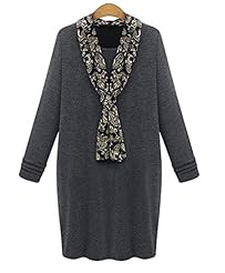 Sweater Long Sleeves Jumper/Mini Dress 