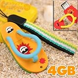 �O���[���n�E�X USB�t���b�V�������� �r�[�`�T���_�� 4GB �u�}���S�[�I�����W�v GH-UFD4GBHO