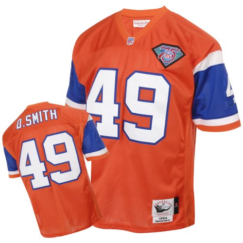 Mitchell & Ness Denver Broncos 1994 Dennis Smith Authentic Throwback Team Color Jersey Size 48
