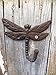 Big Sky Antiques Coat Hat Hooks Cast Iron Dragonfly 4.5 x 5 Inch