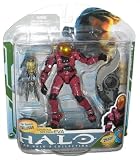Halo 3 McFarlane Toys Series 5 (2009 Wave 2) Exclusive Action Figure CRIMSON Spartan Soldier EVA