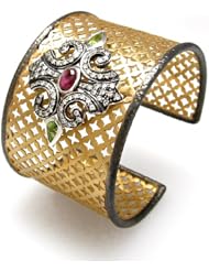 Womens gold vermeil cuff