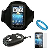 Black Neoprene Protective Durable Workout Armband for HTC Inspire 4G (AT&T) ....