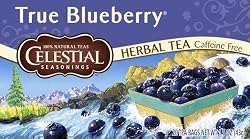 Celestial Seasonings Herb Tea, True Blueberry, 20-Count Tea Bags (Pack of 6)