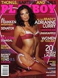 Playboy February 2006 Adrianne Curry/My Fair Brady on Cover (nude inside), Al Franken Interview, Hugh Laurie/House 20 Questions, The Sex.com Scandal, Michelle Richmond Fiction
