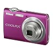Nikon 10.0MP&nbsp;Ultra Compact Digital Camera - Magenta (S220)&nbsp;
