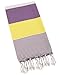 Swan Comfort HomeAccess Turkish Towel Peshtemal Bathrobe, Cotton, Purple