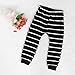 1Set Infant Baby Boy's Letter Print T-Shirt Tops+Striated Pants Outfits Clothes (12 Months)