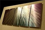 Exploding Rainbow - Abstract Painting Metal Wall Art sculpture for contemporary decor Sculpture by Nider the Internationally Acclaimed Artist of Modern Contemporary Decor
