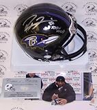 Ray Lewis Autographed/Hand Signed Baltimore Ravens Mini Helmet with SB MVP Inscription