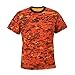 Rothco T-Shirt, Digital Orange Camo, 3X