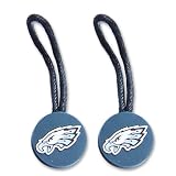Philadelphia Eagles Zipper Pull Charm Tag Set Luggage Pet Id Nfl