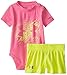 Under Armour Baby-Girls Newborn Matrix Logo Short Set
