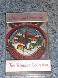 Hallmark Nostalgia Christmas Ornament Tree-Trimmer Peace on Earth Reversible Collection 1975