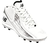 New Balance 447 Mid Youth Lacrosse / Football Cleats - White