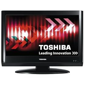 Toshiba 19AV615DB 19-inch Widescreen HD Ready LCD TV with Freeview - Black