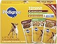 Pedigree Little Champions 12 Pouch Variety Pack Dog Food With 4 Beef in Sauce, 4 Chicken in Gravy, 4 Chicken in Sauce, 3.97 lb Carton
