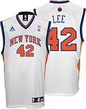 David Lee New York Knicks White Replica Adidas NBA Jersey