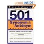 501 Synonym & Antonym Questions (Skill Builder in Focus.)