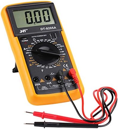selike Auto-Ranging Digital Multimeter (DMM) Mini Multi Tester Voltmeter Ammeter Ohmmeter - AC / DC Voltage, DC Current, Resistance, Continuity, Diodes Meter with Backlit LCD