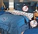 New York Yankees Blue Denim Queen Size Comforter and Sheet Set