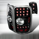 00-06 Chevy Denali Tahoe Led Tail Lights Black