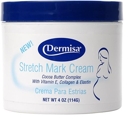 Crema Para Eliminar Las Estrias Con Colageno- Elastina + Complejo Vitamina E- Frasco (4 Oz.)