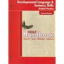 Holt Handbook: Developmental Language and Sentence Skills Guided Practice Second Course