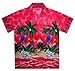 Funky Hawaiian Shirt, Parrot, Pink, L