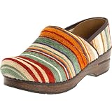 DanskoWomen'sProfessionalVeganClog,MultiStriped,36EU/5.5-6B(M)US