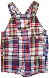 Infant's Tommy Hilfiger Overalls Plaid