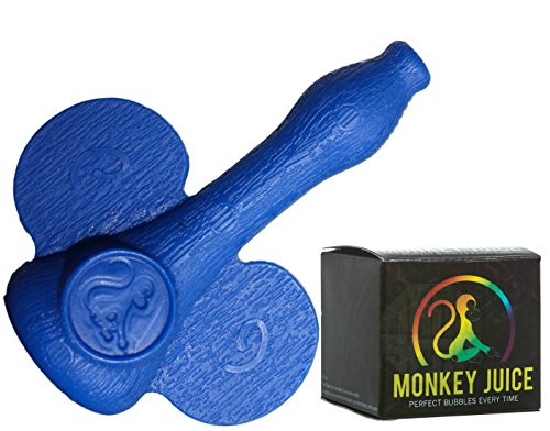 Monkey Os Smoke Rings &amp; Bubbles for Vape and Hookah Smoking Tricks+ Monkey Juice (Blue)