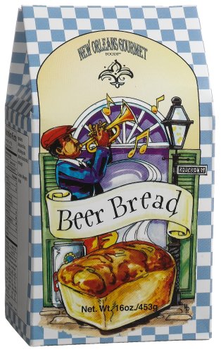 New Orleans Gourmet Foods Bourbon Street Beer Bread Mix, 16-Ounce Boxes (Pack of 4) by New Orleans Gourmet Foods