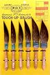 MACK 20 SERIES Squirrel Hair SWORD STRIPER PINSTRIPING BRUSHES: SET OF 3 BRUSHES