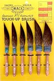 MACK 20 SERIES Squirrel Hair SWORD STRIPER PINSTRIPING BRUSHES: SET OF 3 BRUSHES