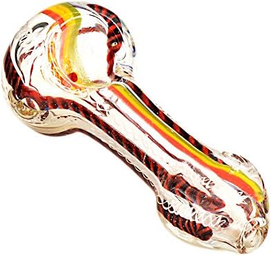 Hand Blown USA Made Fumed Incense Holder 4"