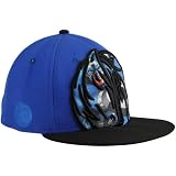 NBA New Era Dallas Mavericks Royal Blue-Black Marvel Captain America Big Action 59FIFTY Fitted Hat (7 1/2)