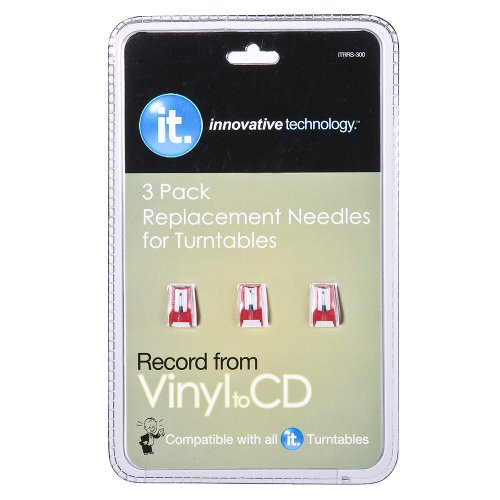 Innovative Technology Turntable Replacement Needles 3-pk.