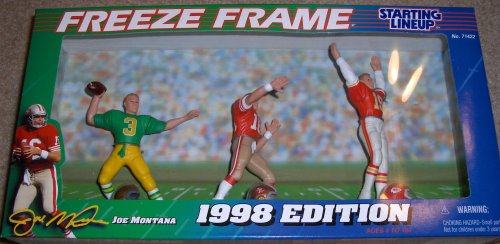 Childrens Toyshop  Toys : 1998 Joe Montana NFL Freeze Frame Starting Lineup Figure