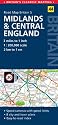 5. Midlands & Central England (AA Road Map Britain Series)