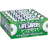 LifeSavers Wint-O-Green Mints, 0.84-Ounce Rolls (Pack of 20)
