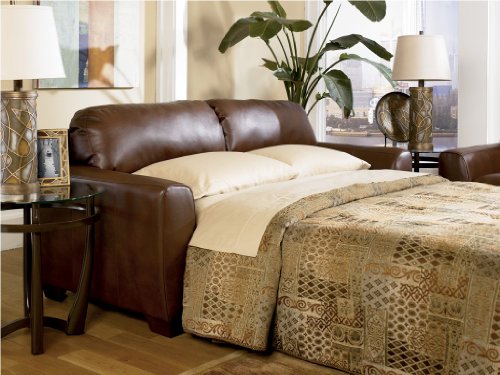 DuraBlend Bark Queen Sleeper Sofa by Ashley Furniture