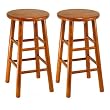 Bevel Counter Stool Set of 2 - Cherry