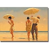 Mad Dogs by Jack Vettriano Stretched Canvas (Ready-to-Hang)